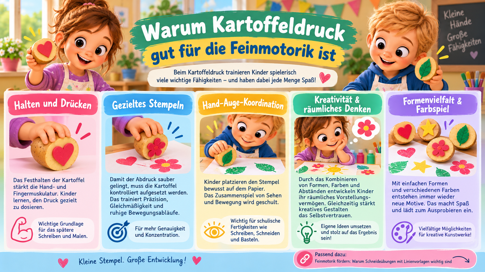 Grafik Kartoffeldruck