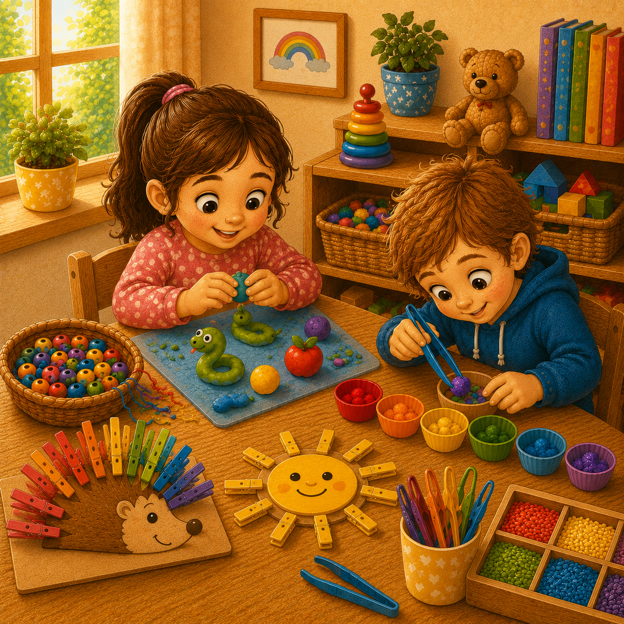Feinmotorik Übungen für Kinder – 4 kreative Ideen für Zuhause